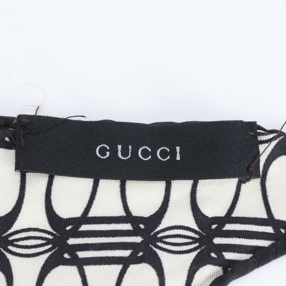 Gucci all-over monogram pattern scarf/muffler, bl… - image 7